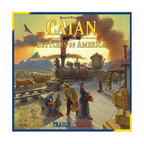 Catan Settlers of America Board Game Base Game for Adults and Family for Ages 12+ for 3 to 4 Players Average Playtime 120 Minutes CN3203