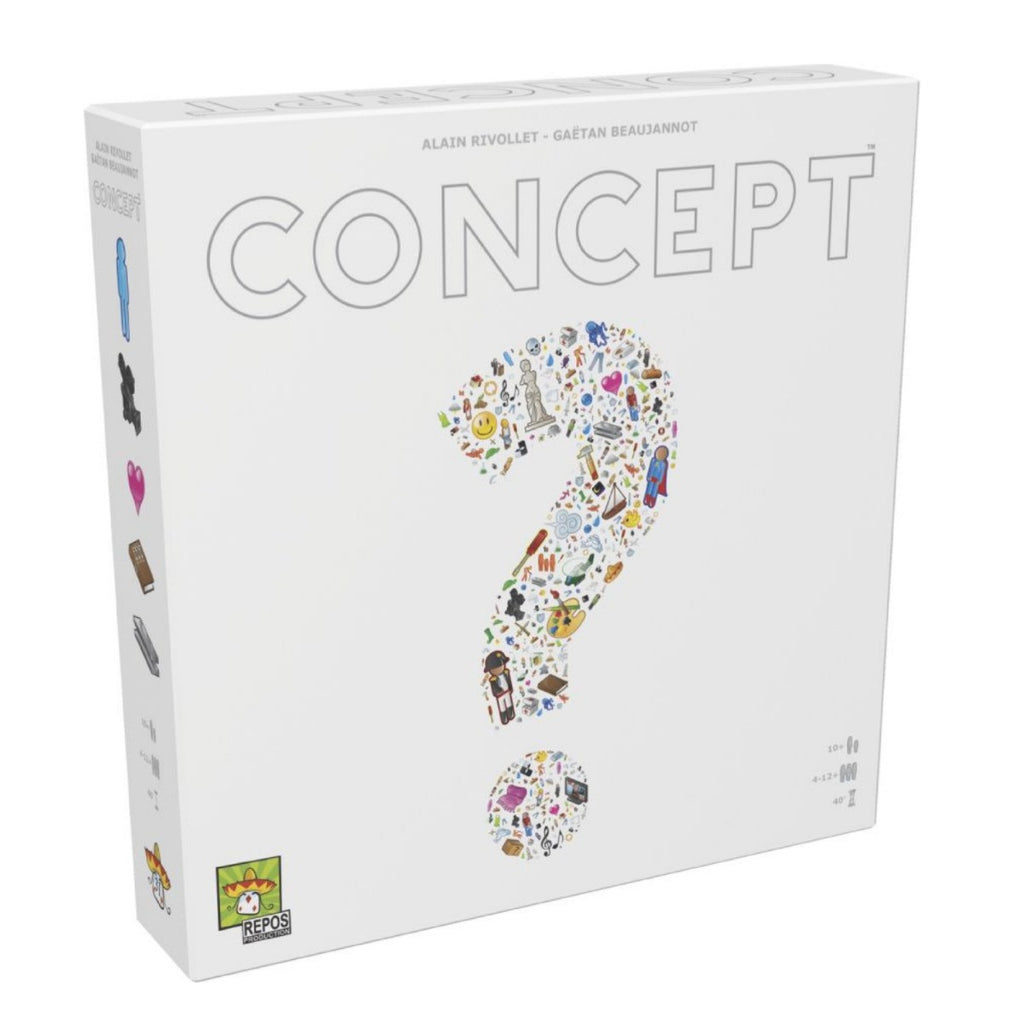 Asmodee Concept Party Game Award-Winning Board Game Adults and Kids Ages 10+ for 4-12 Players Average Playtime 40 Minutes ASM-CONC01