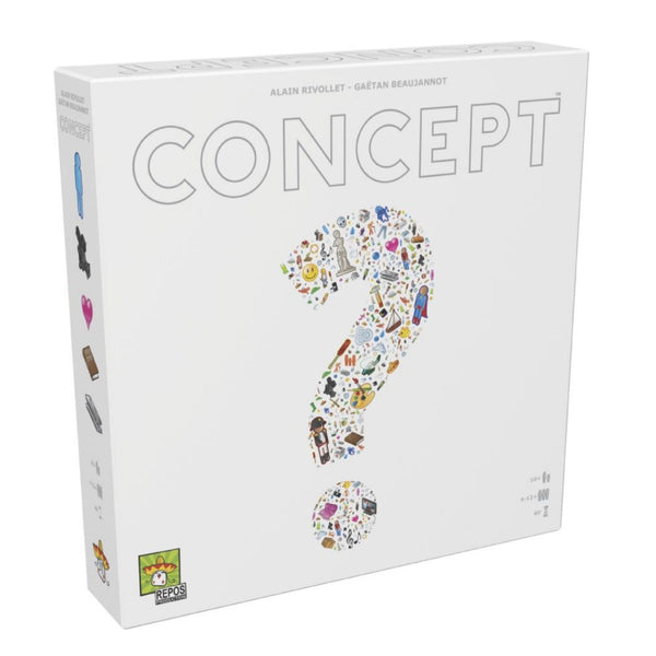 Asmodee Concept Party Game Award-Winning Board Game Adults and Kids Ages 10+ for 4-12 Players Average Playtime 40 Minutes ASM-CONC01