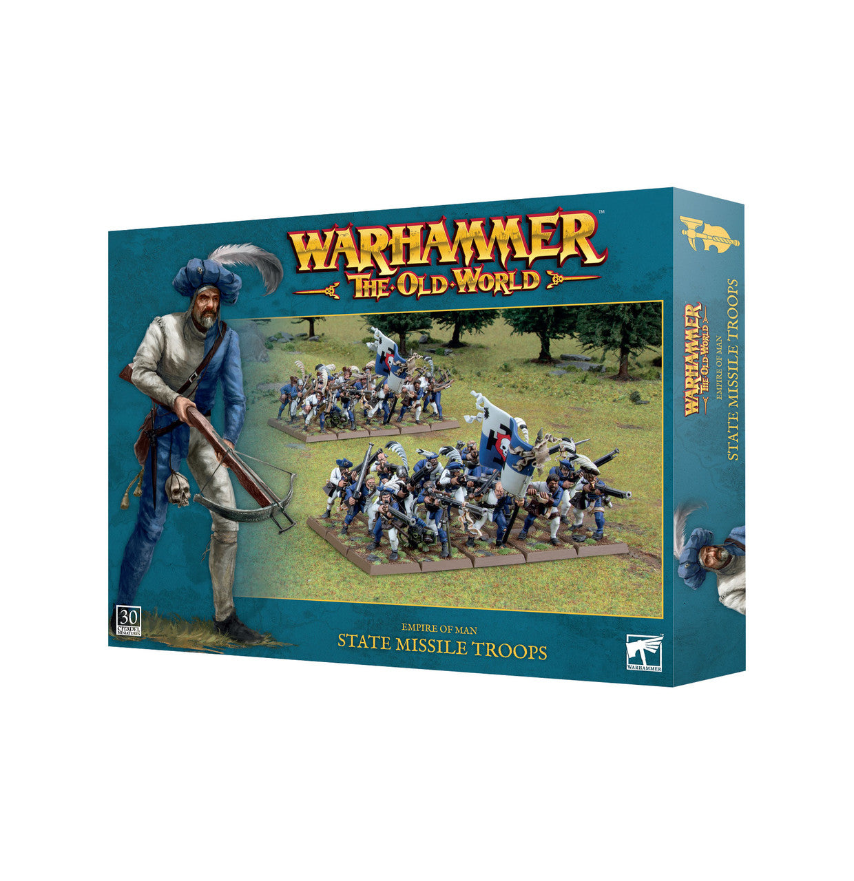 Games Workshop Warhammer The Old World Empire Of Man State Missile Troops Plastic Box 06-110