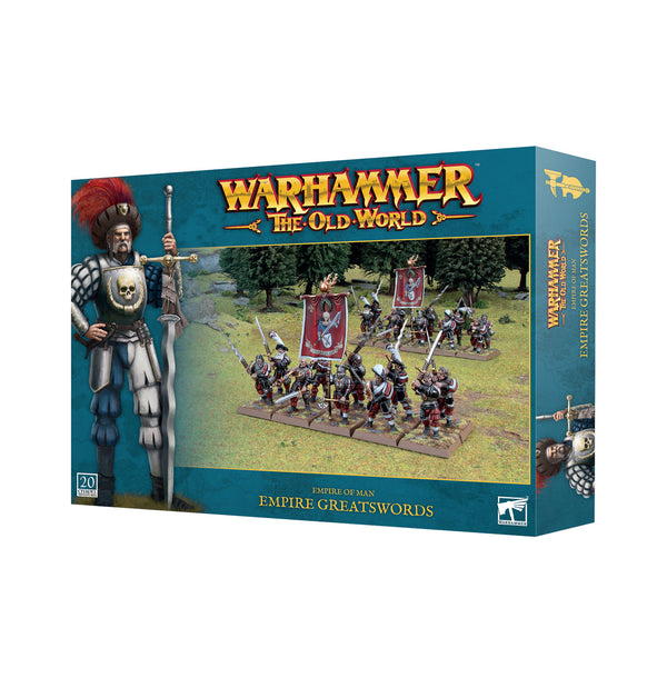 Games Workshop Warhammer The Old World Empire Of Man Greatswords Plastic Box 06-112