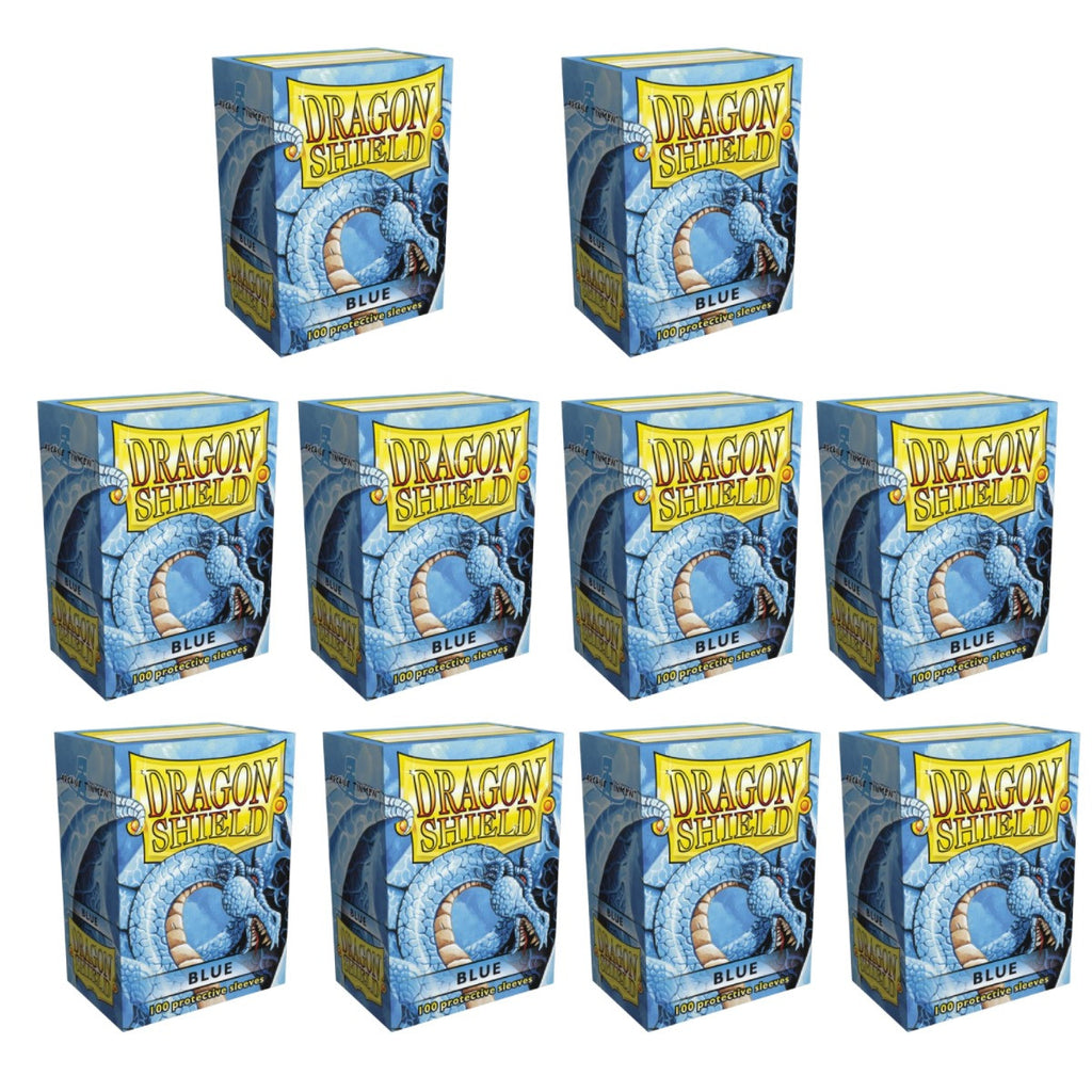 Dragon Shield Sleeves Standard Classic Blue 100 Ct 10 Packs ATM10003K1
