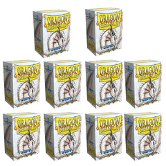 Dragon Shield Sleeves Standard Classic White 100 Ct 10 Packs ATM10005K1