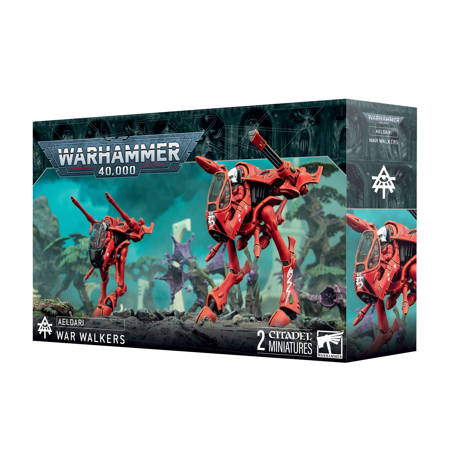 Games Workshop Warhammer 40K Aeldari War Walkers Plastic Box 46-18