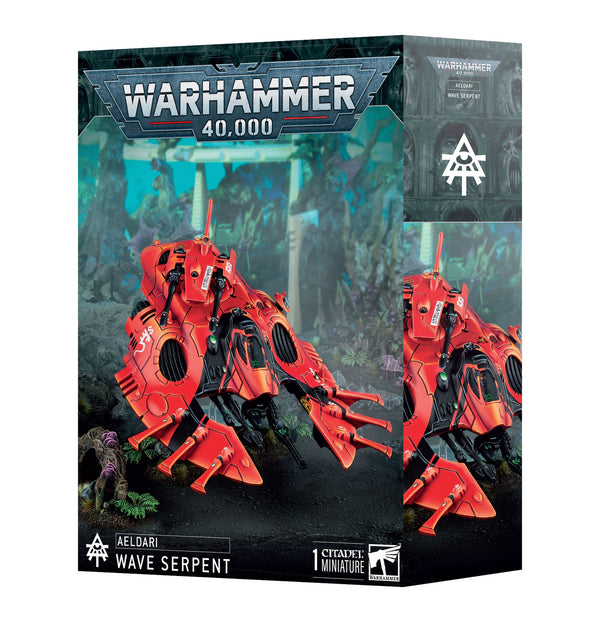 Games Workshop Warhammer 40K Aeldari Wave Serpent Plastic Box 46-21