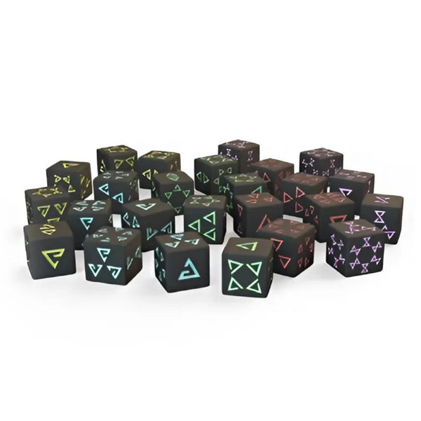 Go On Board The Witcher Old World Board Game DICE Pack Enhance Gameplay with 25 Custom Dice 5 Unique Colors Fantasy Strategy TWOW06