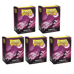 Dragon Shield Sleeves Standard Size Dual Matte Wraith Alaric Chaos Wraith 100 Ct 5 Packs ATM15056K3