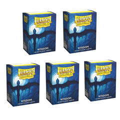Dragon Shield Sleeves Standard Size Dual Matte Wisdom 100 CT 5 Packs ATM15057K2