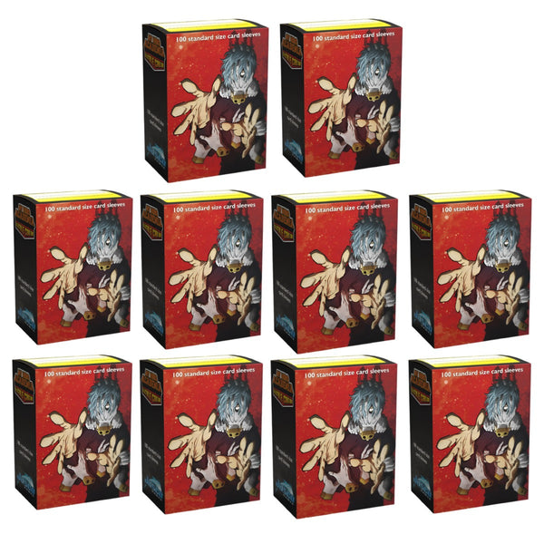 Dragon Shield Sleeves Standard Matte Mha Shigaraki Art Limited Edition 100 Ct 10 Packs ATM16037K1