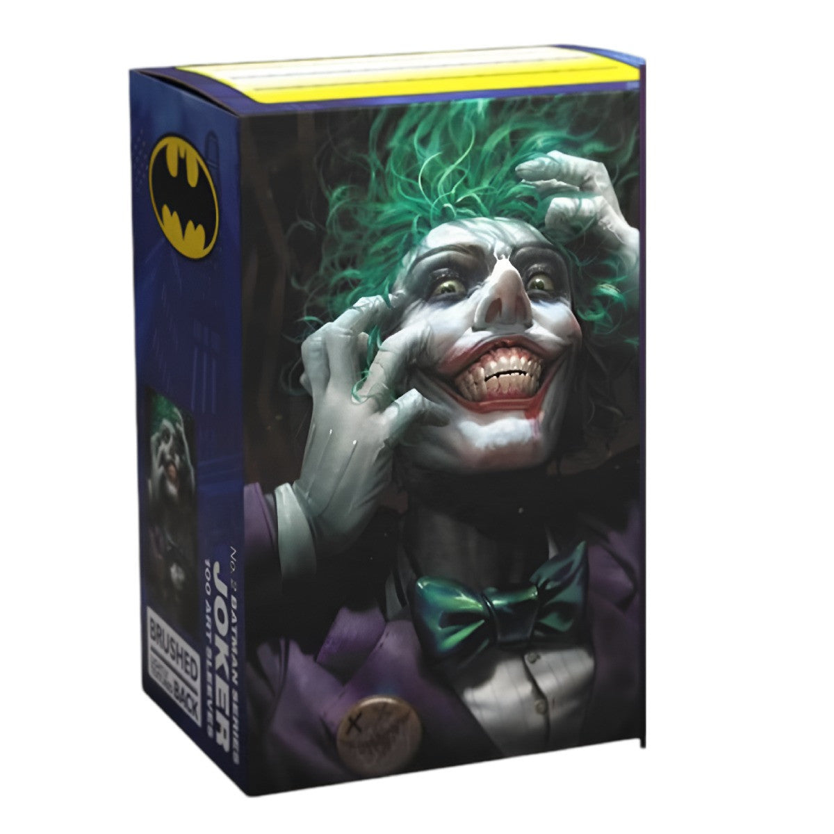 Dragon Shield Sleeves Standard Size Brushed Art The Joker Protective 100 Ct 5 Packs ATM16067K2