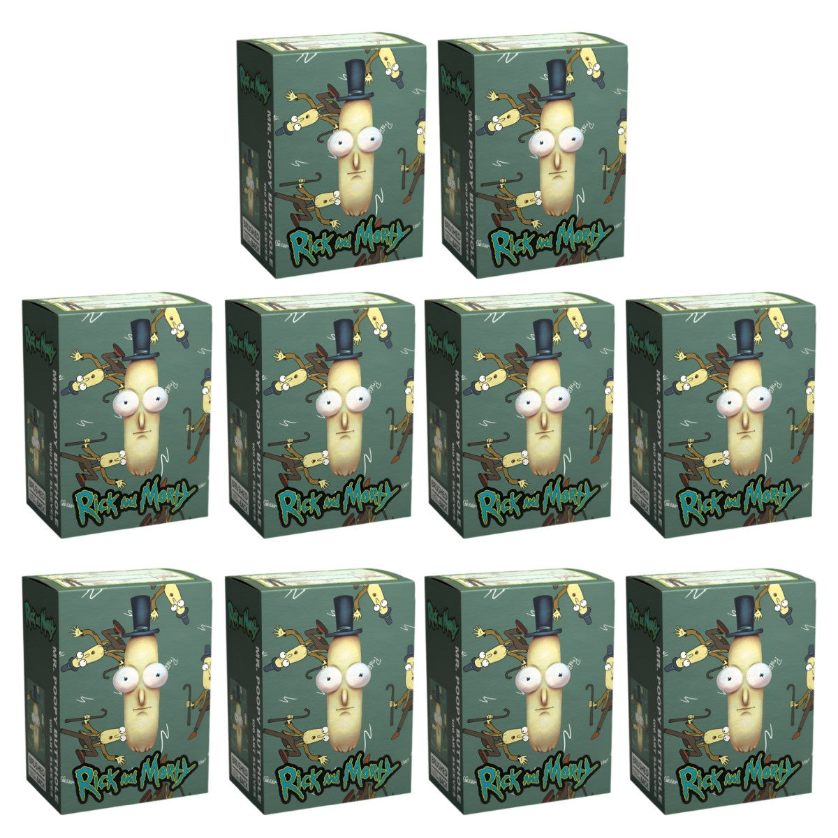 Dragon Shield Sleeves Standard Size Brushed Rick & Morty Mr Poopy Butthole 100 Ct 10 Packs ATM16075K1