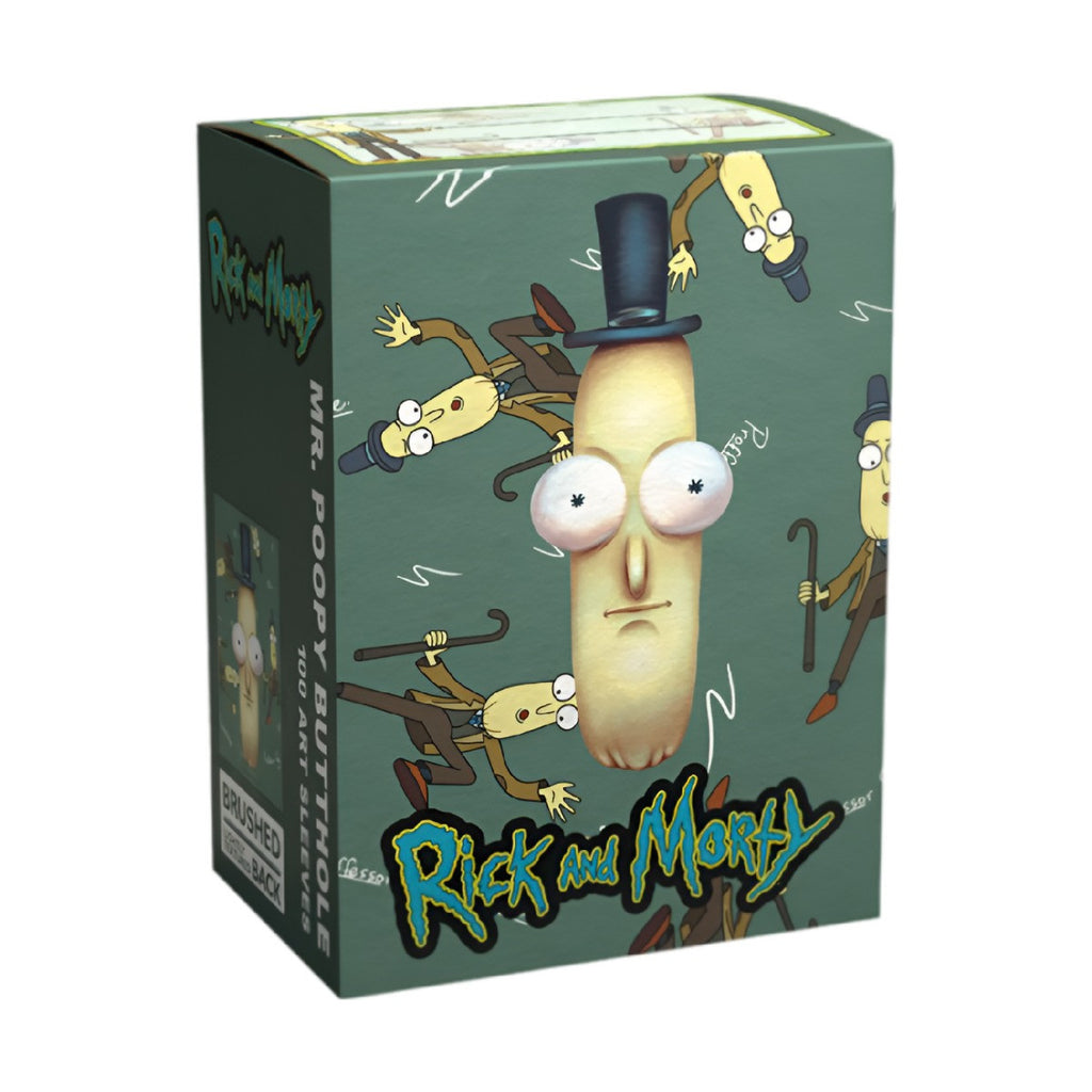 Dragon Shield Sleeves Standard Size Brushed Rick & Morty Mr Poopy Butthole 100 Ct 10 Packs ATM16075K1