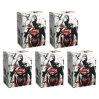 Dragon Shield Sleeves Standard Size Dual Matte Superman Core Red/White 100 Ct 5 Packs ATM16076K2