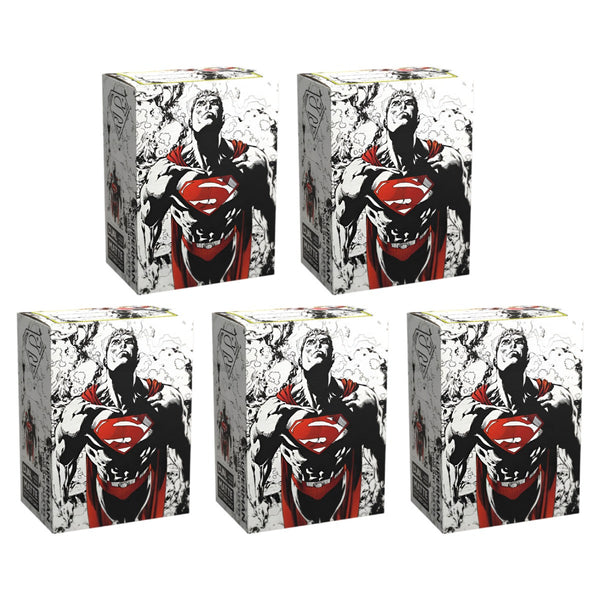 Dragon Shield Sleeves Standard Size Dual Matte Superman Core Red/White 100 Ct 5 Packs ATM16076K2