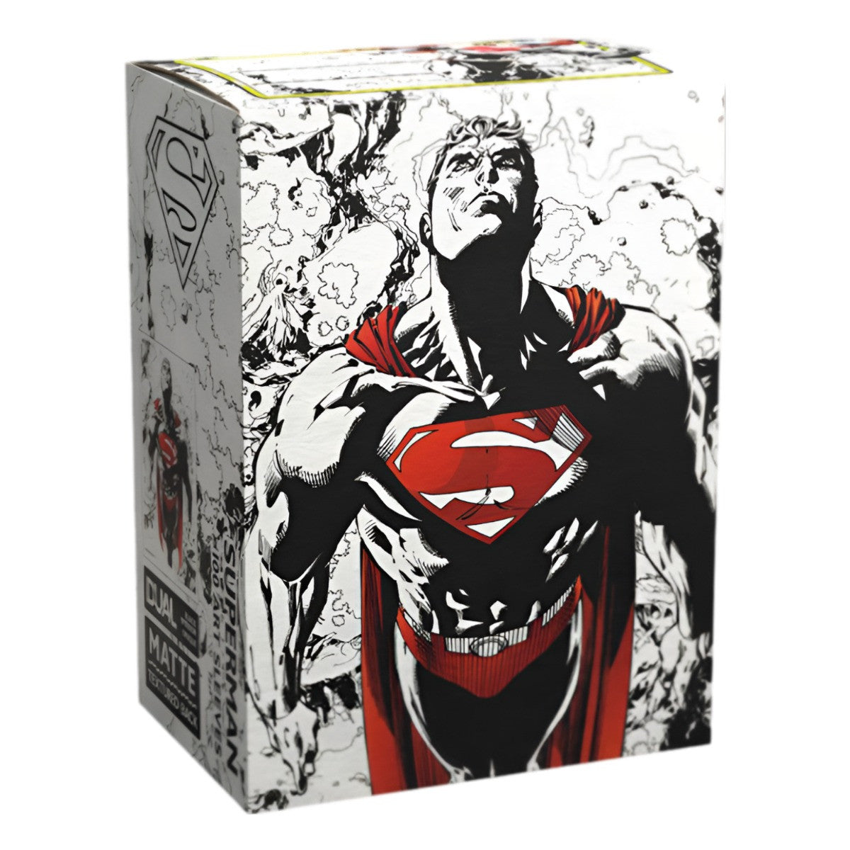 Dragon Shield Sleeves Standard Size Dual Matte Superman Core Red/White 100 Ct 5 Packs ATM16076K2