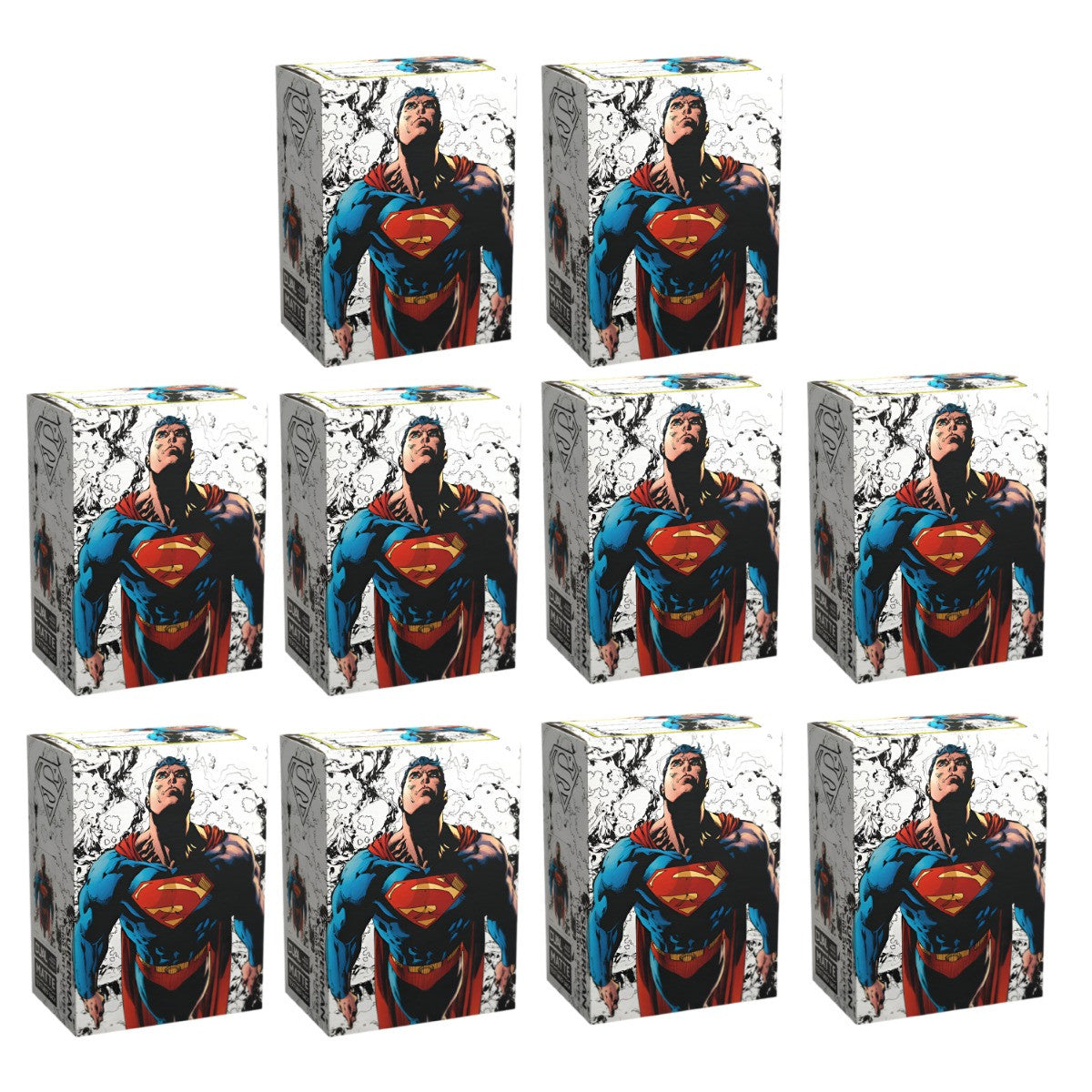Dragon Shield Sleeves Standard Size Dual Matte Superman Core Full Color 100 Ct 10 Packs ATM16085K1