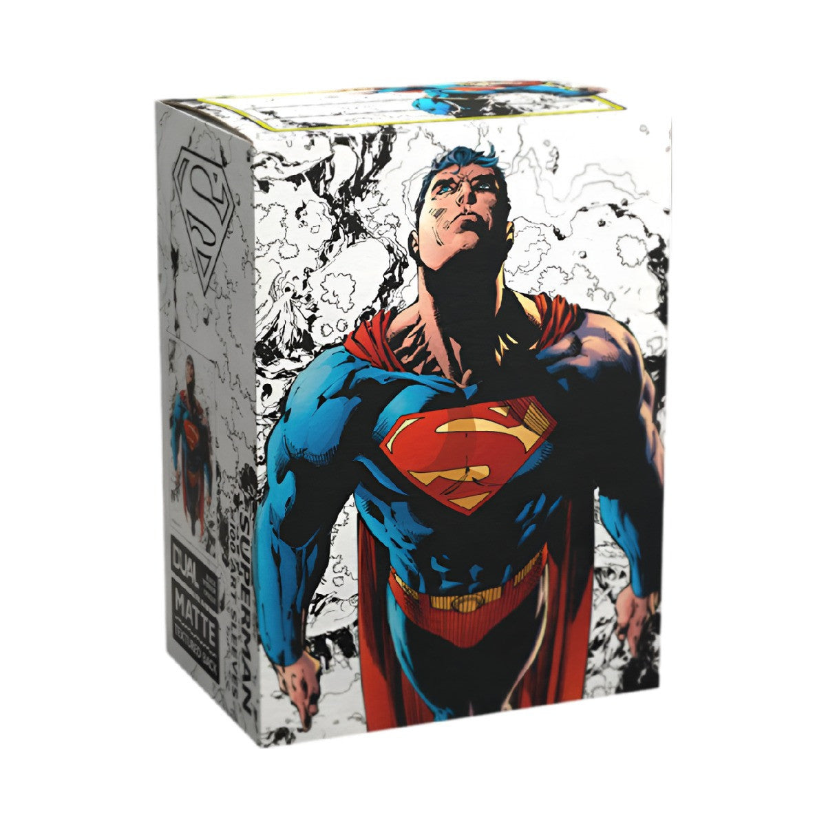 Dragon Shield Sleeves Standard Size Dual Matte Superman Core Full Color 100 Ct 5 Packs ATM16085K2