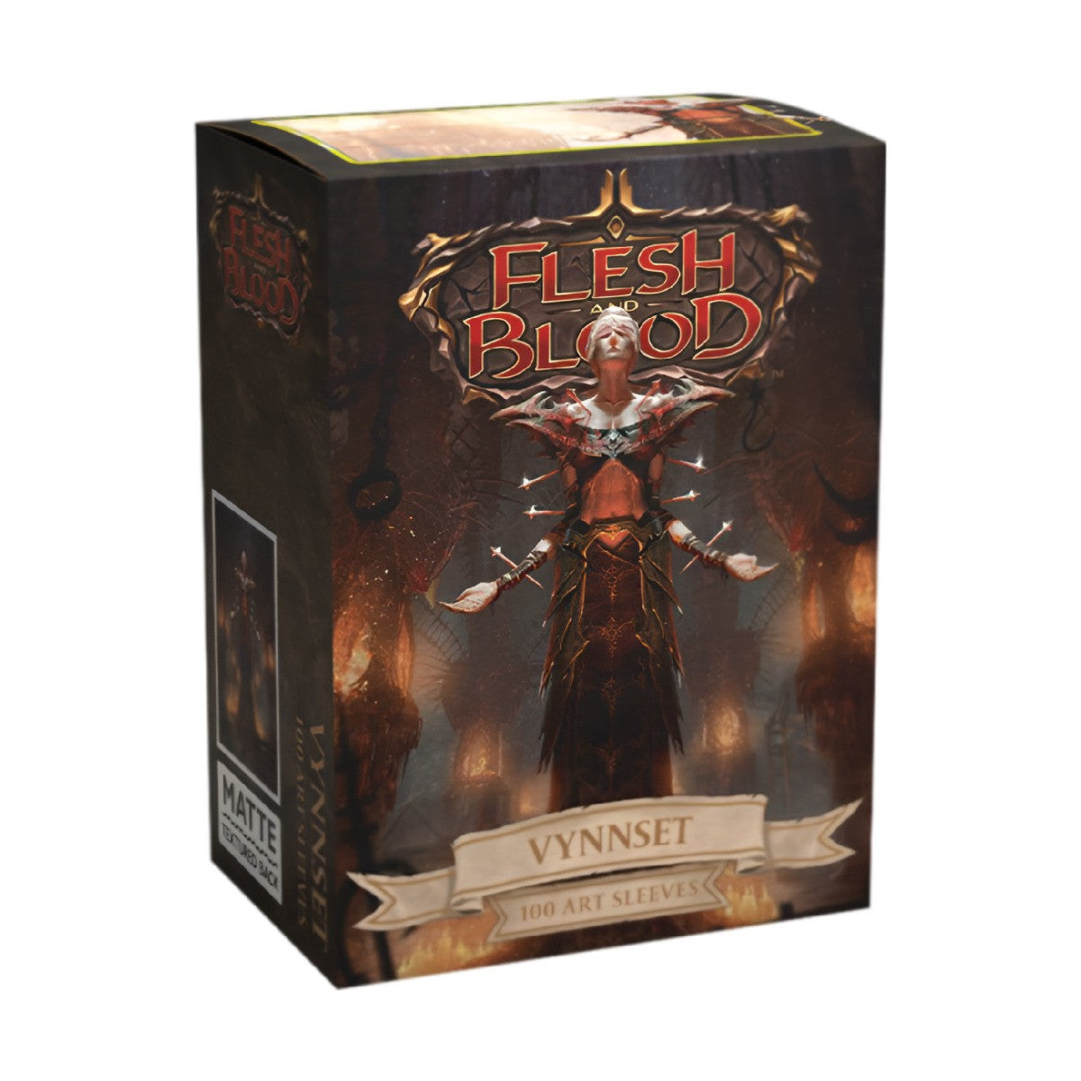 Dragon Shield Sleeves Standard Matte Flesh & Blood Vynnset Art Limited Edition 100 Ct 10 Packs ATM16092K1