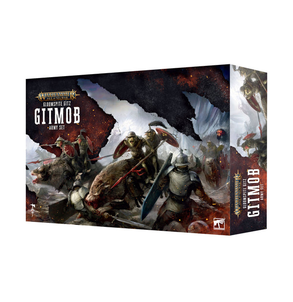 Games Workshop Warhammer Age Of Sigmar Gloomspite Gitz Gitmob Army Set English 89-93