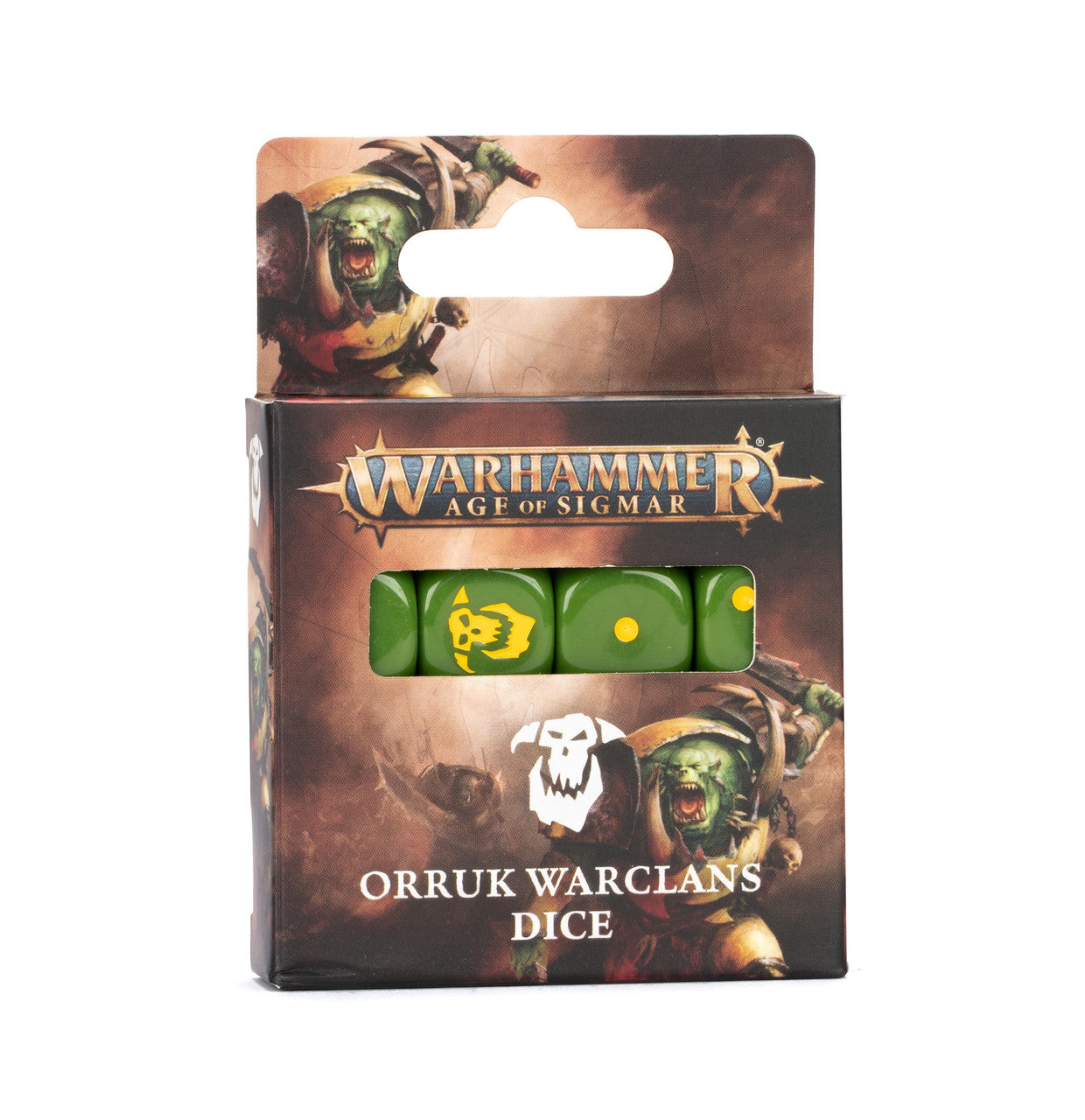 Games Workshop Warhammer Age Of Sigmar Orruk Warclans Dice 89-94