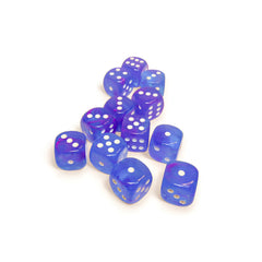 Chessex 16mm 12d6 Nebula Luminary Aura/White-CHX27767