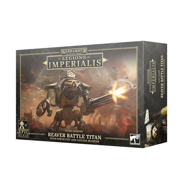 Games Workshop Horus Heresy Legions Imperialis Reaver Battle Titan with Power Fist and Gatling Blaster Web Exclusive