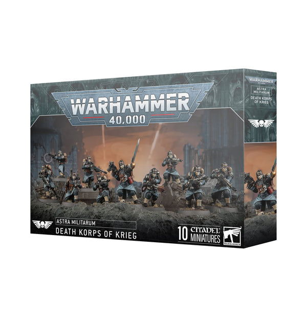 Games Workshop Warhammer 40K Astra Militarum Death Korps Of Krieg Plastic Box 47-80