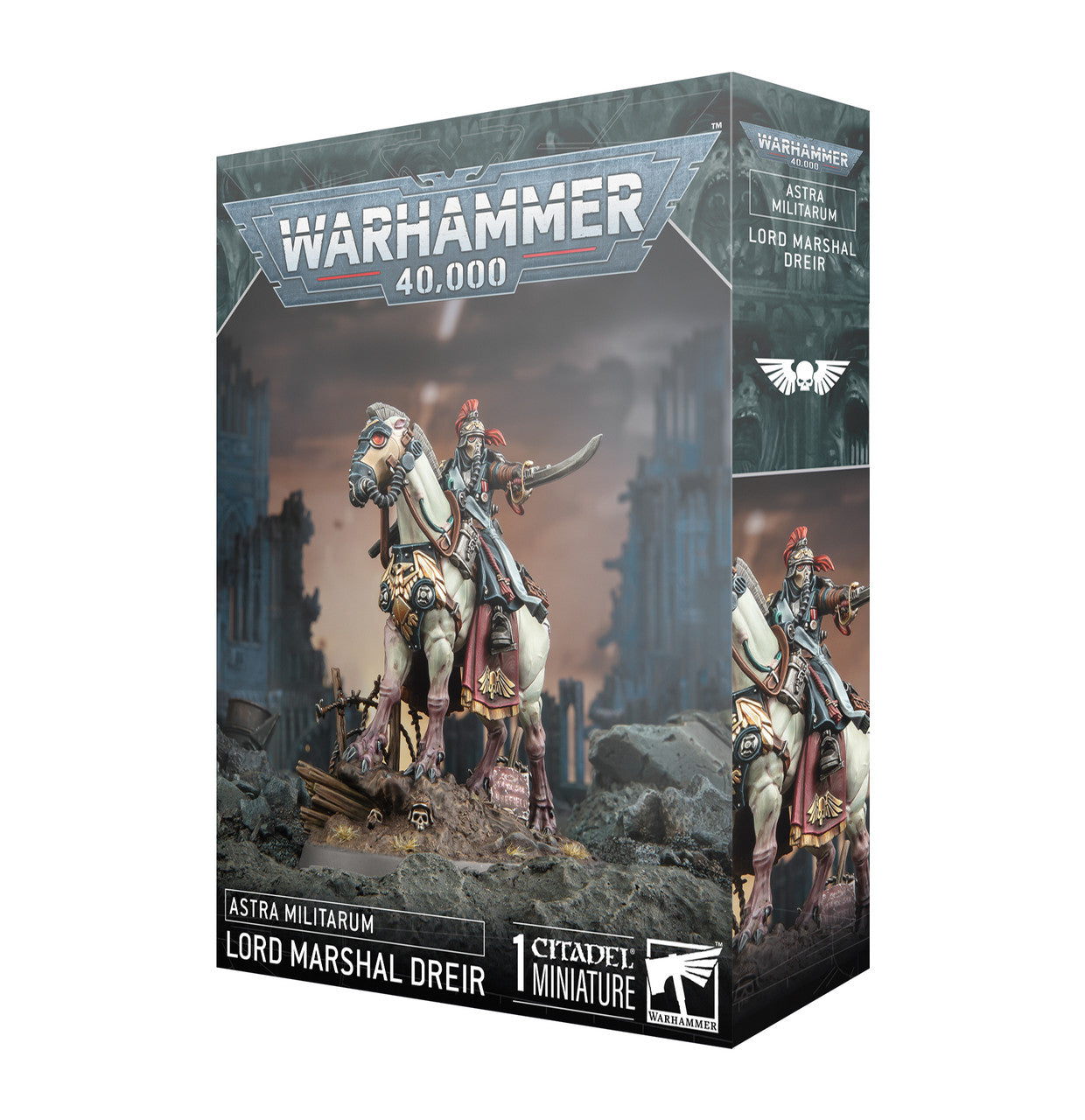 Games Workshop Warhammer 40K Astra Militarum Krieg Lord-Marshal Dreir Plastic Box 47-77