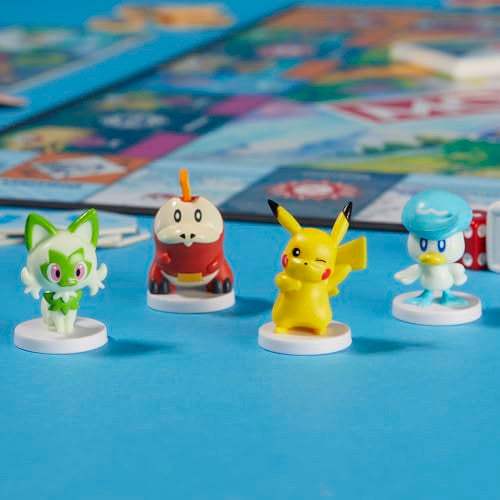 Hasbro Monopoly Pokemon Theme-based Board Game for Adults and Family for 2 to 6 Players Average Playtime 120 Minutes HSBG0716