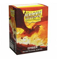 Dragon Shield Sleeves Standard Size Dual Matte Ember Alaric Revolution Kindler 100 Ct ATM15054