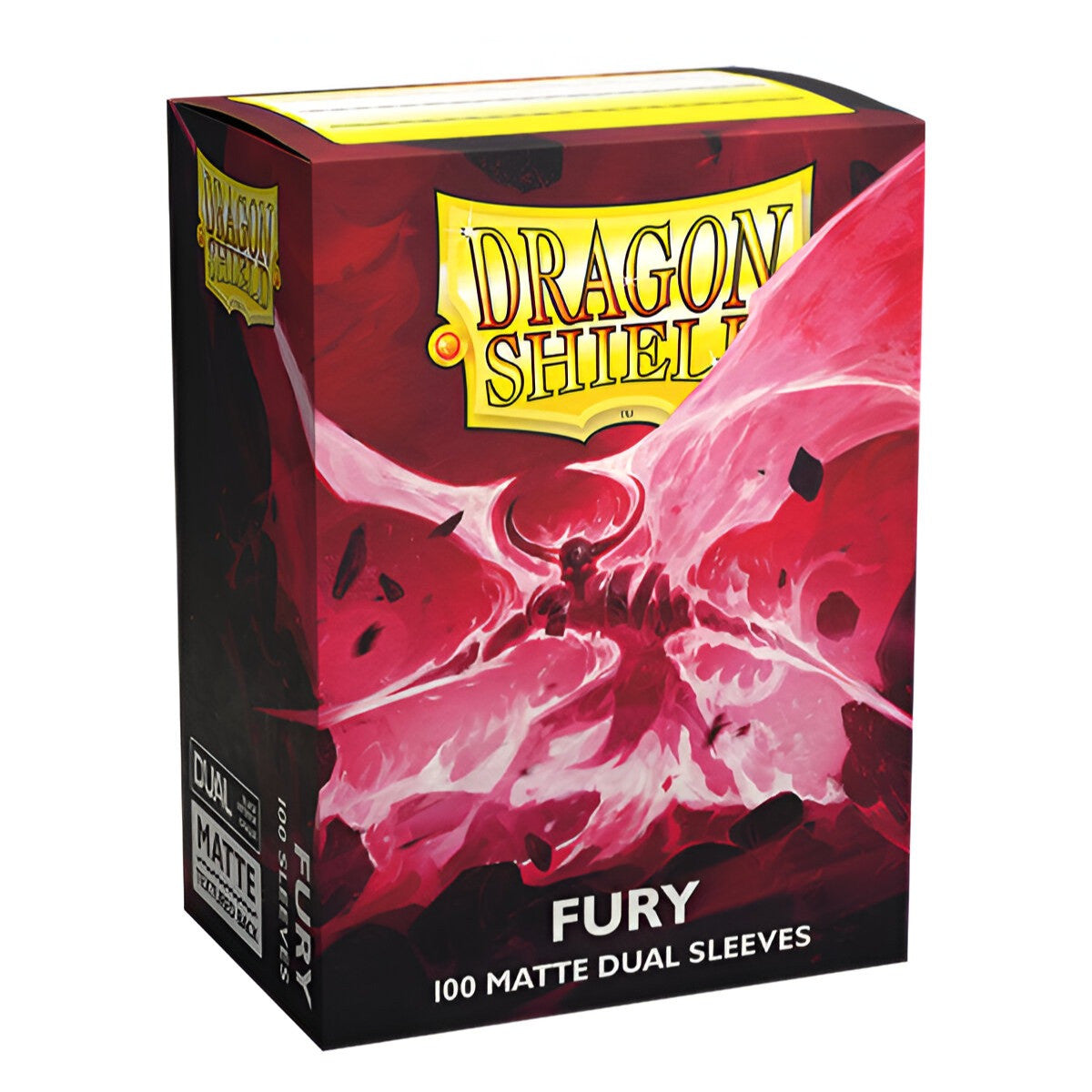 Dragon Shield Sleeves Standard Dual Matte Fury Alaric Crimson King 100 Ct ATM15055