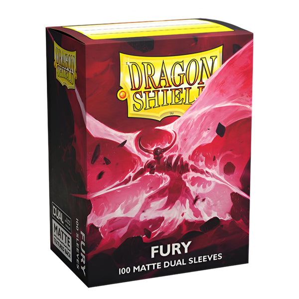 Dragon Shield Sleeves Standard Dual Matte Fury Alaric Crimson King 100 Ct ATM15055