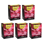 Dragon Shield Sleeves Standard Dual Matte Fury Alaric Crimson King 100 Ct 5 Packs ATM15055K2