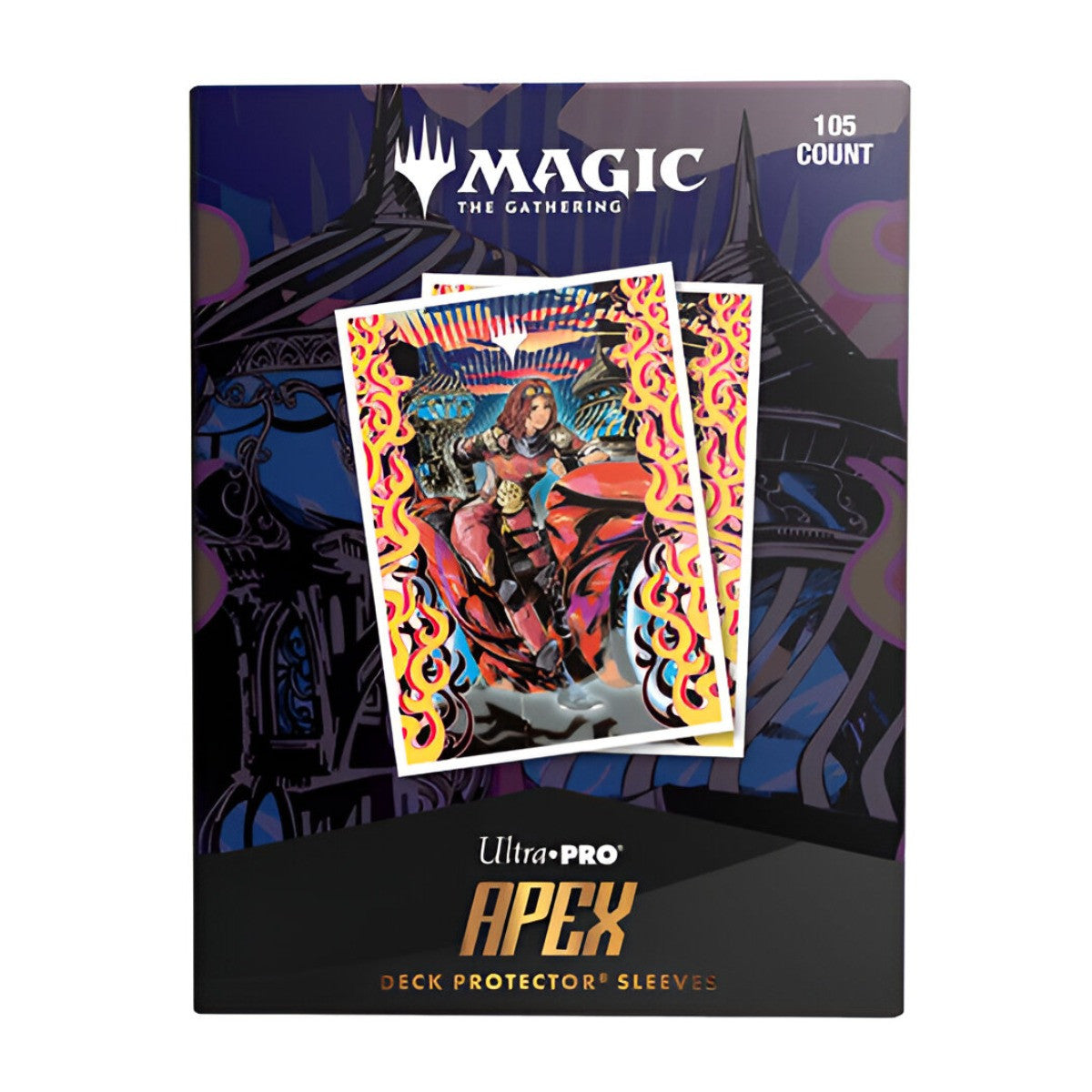 Magic the Gathering Apex Aetherdrift Chandra Apark Hunter Deck Protectors (Variant Art PW) (105ct) UPI-38673