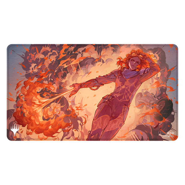 Ultra Pro Magic the Gathering CCG Aetherdrift Stitched Edge Chandra's Ignition Playmat (Special Guest) UPI-38700