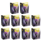 Dragon Shield Sleeves Standard Size Dual Matte Orchid Emme 100 Ct 10 Packs ATMDSH15041K1