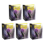 Dragon Shield Sleeves Standard Size Dual Matte Orchid Emme 100 Ct 5 Packs ATMDSH15041K2