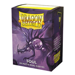 Dragon Shield Sleeves Standard Dual Matte Purple/Soul 100 Ct ATMDSH15062