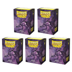 Dragon Shield Sleeves Standard Dual Matte Purple/Soul 100 Ct 5 Packs ATMDSH15062K2