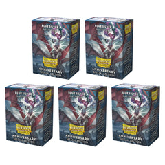Dragon Shield Sleeves Standard Dual Matte Blue/Silver Special Edition 100 Ct 5 Packs ATMDSH15064K1
