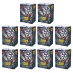Dragon Shield Sleeves Standard Dual Matte Blue/Silver Special Edition 100 Ct 10 Packs ATMDSH15064K2