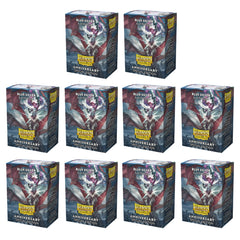 Dragon Shield Sleeves Standard Dual Matte Blue/Silver Special Edition 100 Ct 10 Packs ATMDSH15064K2