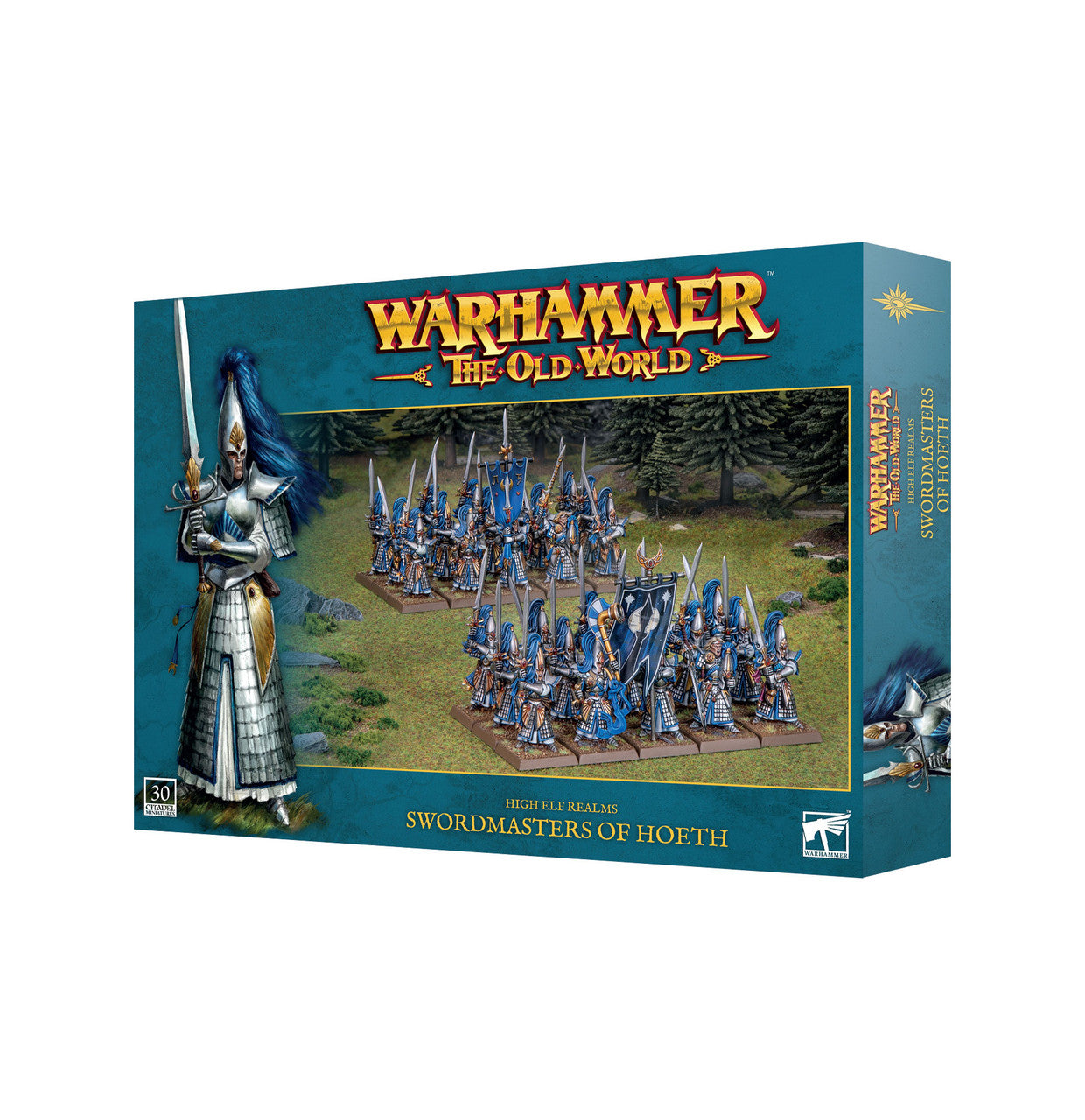 Games Workshop Warhammer The Old World High Elf Realms Swordmasters Of Hoeth Plastic Box 13-19