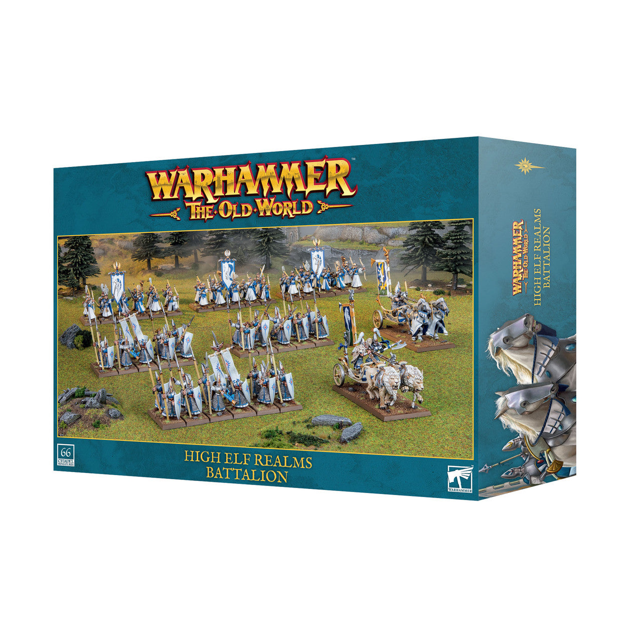 Games Workshop Warhammer The Old World High Elf Realms Battalion Plastic Box 13-13