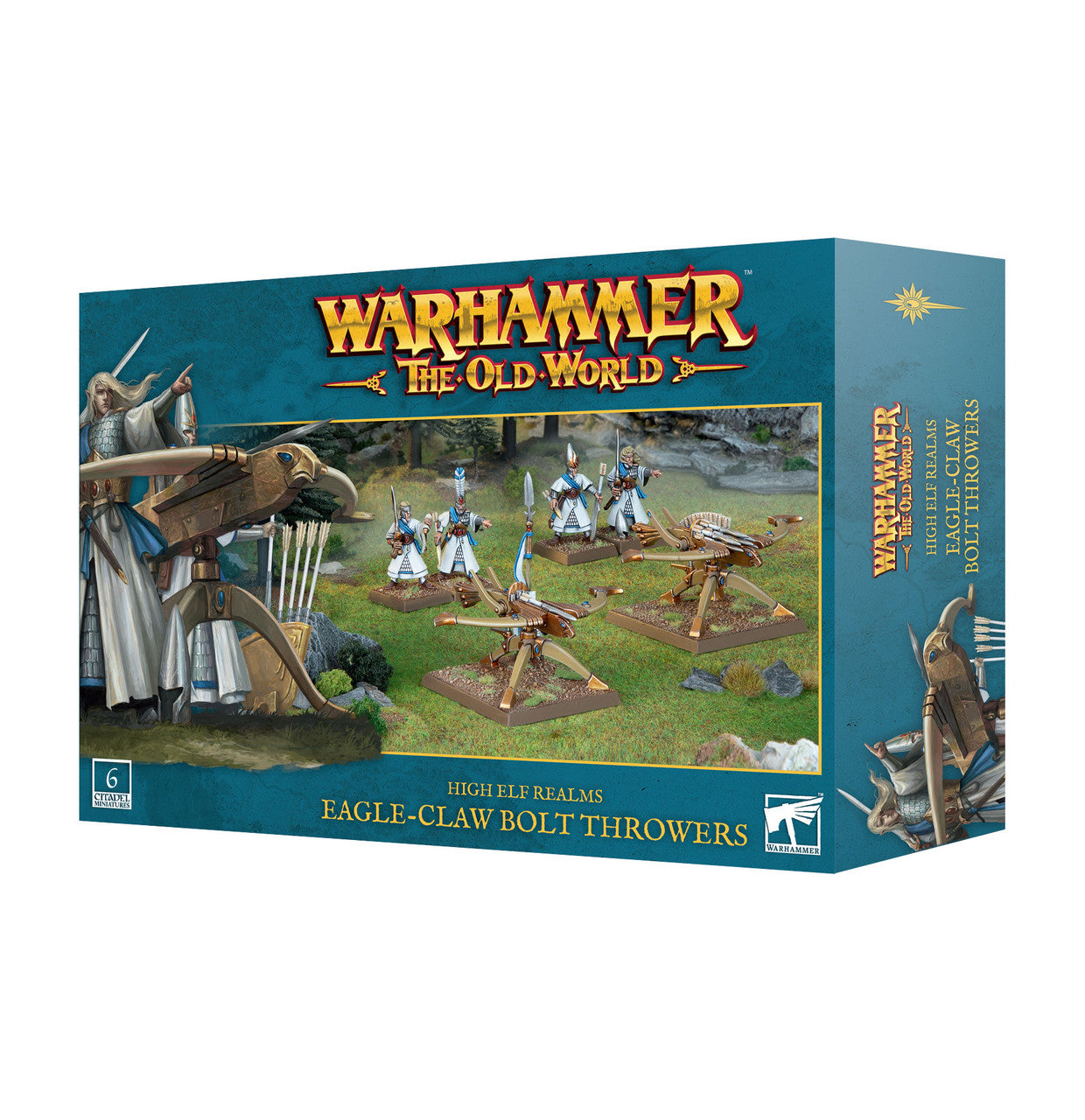 Games Workshop Warhammer The Old World High Elf RealmsEagle Claw Bolt Throwers Plastic Box 13-05
