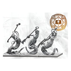 Para Bellum Games Conquest Sorcerer Kings Steelheart Djinn With Polearm PBSK304