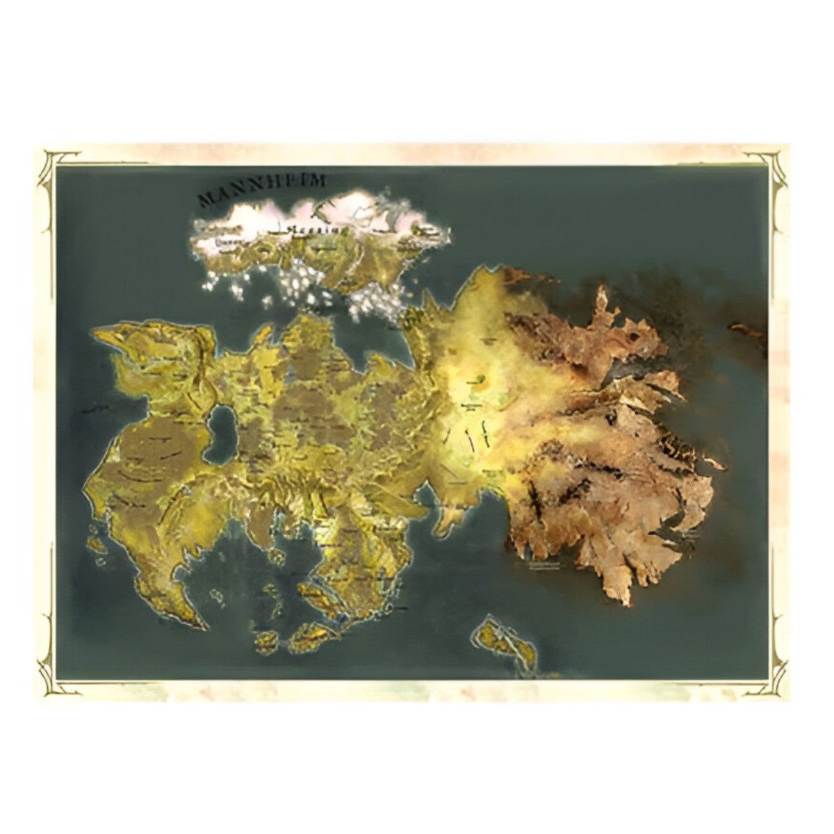 Para Bellum Games Conquest Cloth Map Of Alektria The First Continent Of EÃ¤ PBW1037