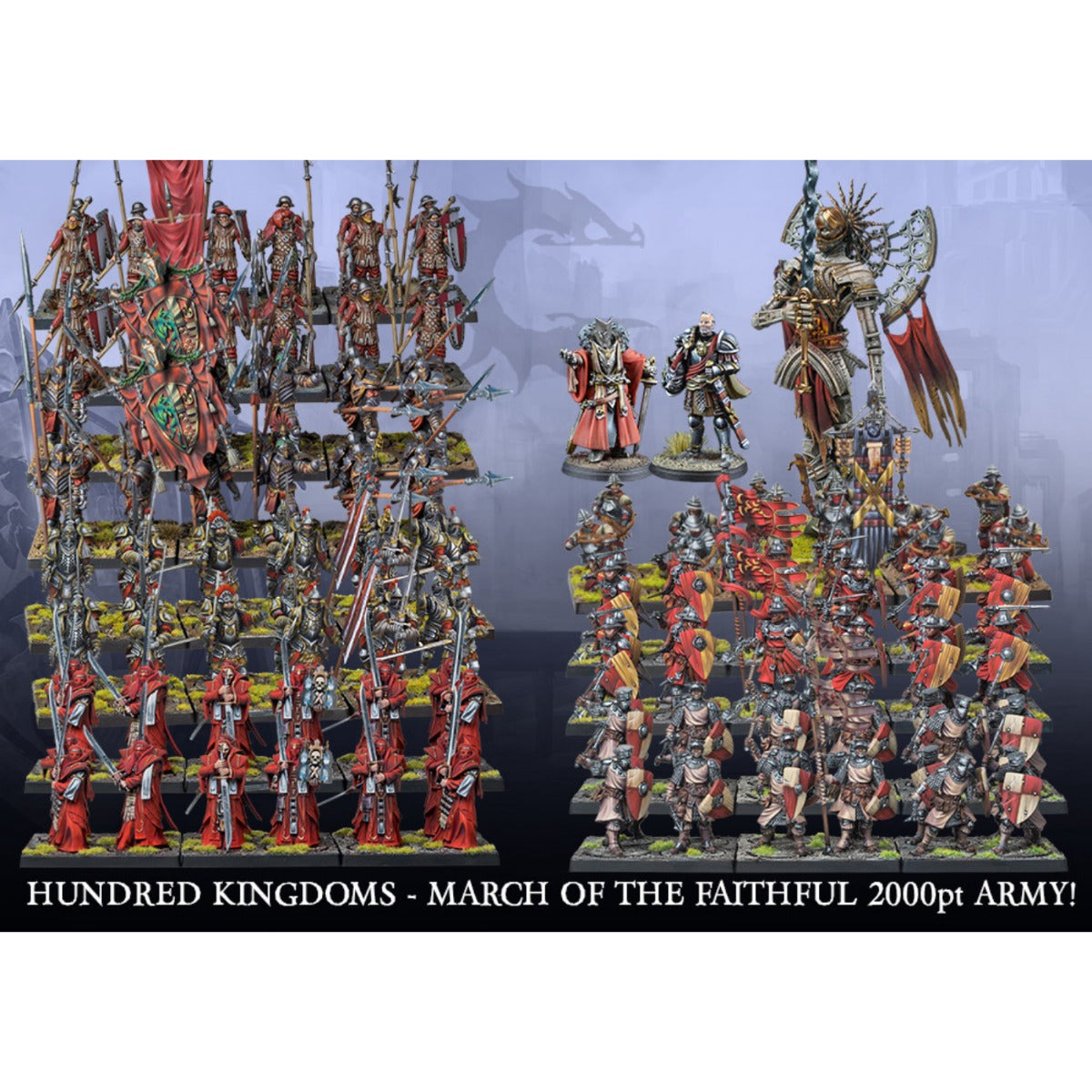 Para Bellum Games Hundred Kingdoms March of the Faithful 2000pt Army