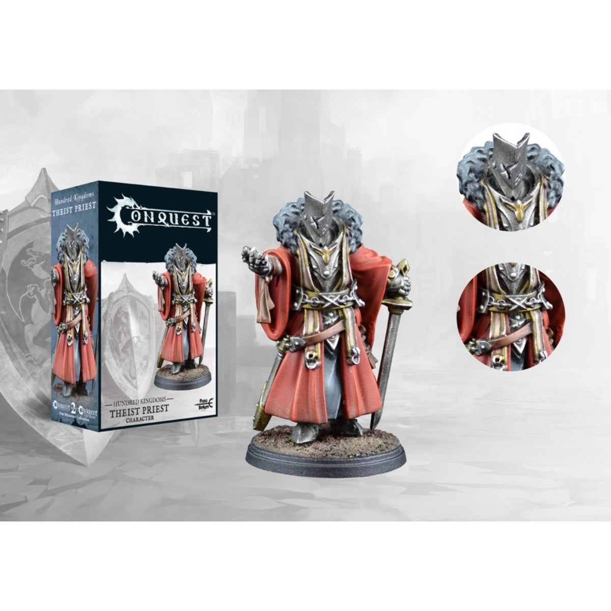 Para Bellum Games Conquest Hundred Kingdoms Theist Priest PBW7221