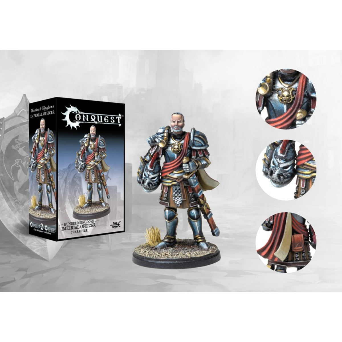 Para Bellum Games Conquest Hundred Kingdoms Imperial Officer PBW7224